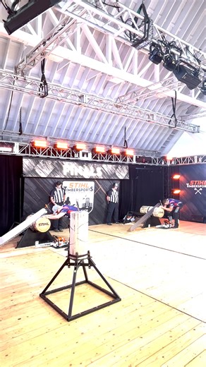 2.1M views · 56K reactions | The rivalry continues! For the second year in a row, Jason Lentz and Matt Cogar battled it out in a final Trophy heat. Saws roared and timber fell as Cogar reigned triumphant with a blazing final time of 0:56.90 seconds. Sponsored by: Duluth Trading Company, John Deere, & Ace Hardware | STIHL Timbersports | Facebook