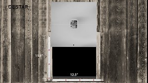 DEStar Automatic Chicken Coop Door Opener Kit with Infrared Sensor, Light Sensitive with Remote Control Indoor Outdoor, IR Sensor Safety Mechanism, 12V DC