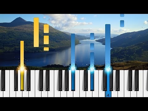 Loch Lomond - Piano Tutorial
