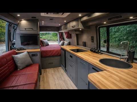 A Man Converts a Van Into a Mobile Tiny Home