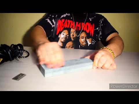 Sharpening clipper blades using sharpening stone !!