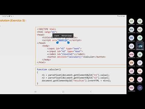 14. JavaScript: Exercice Function et Onclick Somme de deux nombres
