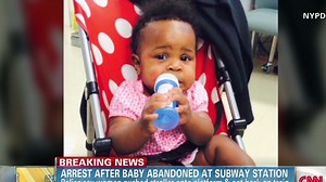 Woman abandons baby at subway stop | CNN