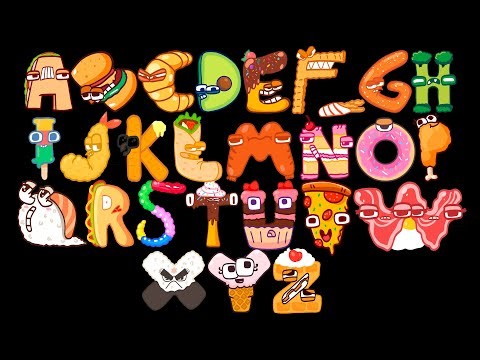 Alphabet Reverse Plush toy All Letter FROM O BUT THEY FOOD FULL EDITION