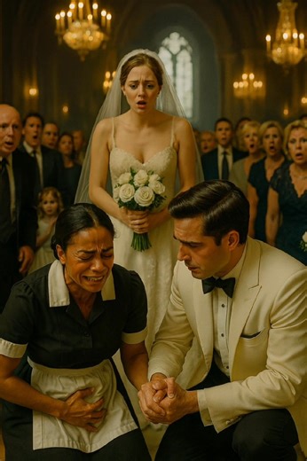 Millionaire’s Bride Forces Pregnant Maid to Sing — His Response Left Guests Speechless The glittering wedding hall buzzed with laughter and champagne clinks—until silence swept over the crowd. All eyes fixed on the radiant bride, Vanessa Clark, who stood with a smug smile etched across her flawless face. “For the next performance,” she declared, her voice dripping with malice, “my maid, Emma, will sing for us.” In the corner, Emma Wilson froze. Eight months pregnant, she felt her knees weaken as