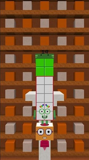 Minecraft Numberblocks Two Times Table song #minecraft #numberblocks #learningblocks #shorts