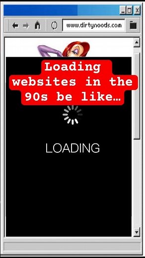 Loading websites in the 90s be like… #nostalgia #2000s #90skids