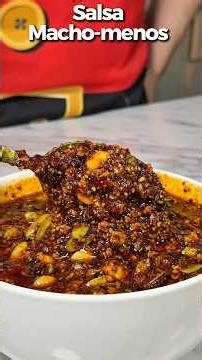 Salsa macho menos #salsamacha #picoso #chile #salsa #receta #food