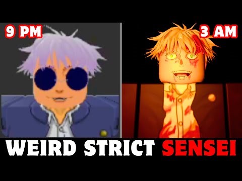 Weird Strict Sensei - Full Walkthrough | ROBLOX