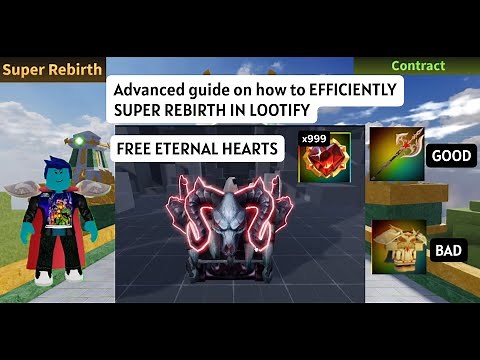 A FULL ADVANCED GUIDE TO SUPER REBIRTH IN LOOTIFY!