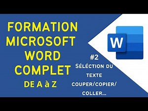 Microsoft Word darija 2022 || sélectionner du texte | Copier | Couper | Coller