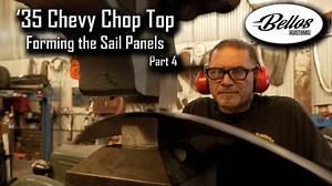 1935 Chevrolet Top Chop: Bello’s Kustoms Is Shaping The Sail Panels For This Custom Chop. Serious Skills And Simple Techniques. - BangShift.com