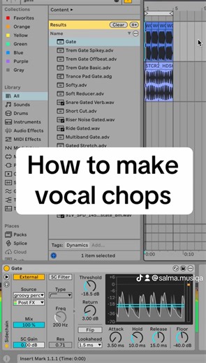 How to make vocal chops in Ableton for beginners. #abletontutorial #abletontips #ableton #vocalchops