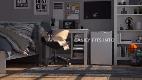 TCL 4.5 cu. ft. Compact Single Door Mini Refrigerator in Silver without Freezer TRM45S4AV