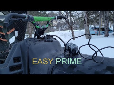 Easy Prime, emergency fuel pump for snowmobiles, Copperland