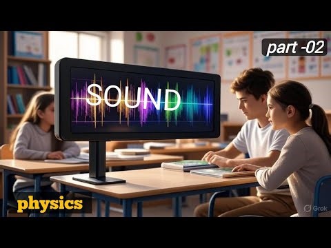 Sound (part 02) ll physics ll Foundation ll CDS NDA AFCAT#speedofsound, #soundwaves #physics