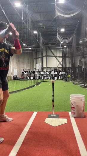 do you guys think he liked my joke? #baseball #softball #wrapsperformance #wristtape #wrapsperformance