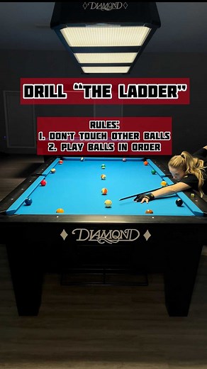 Kristina “The Krystal” Tkach 💎 on Instagram: "Level of difficulty: PRO Great drill to improve your stan and draw shots 💪🏻 @predatorcues Check out my web-site for training program “Build Your Best Fundamentals From The Ground Up” on : kristinatkach.com #kristips"