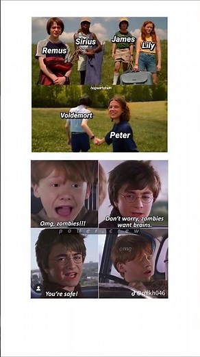 Zombies Attack Hogwarts… But Voldemort Is SAFE 😂🧟‍♂️ Harry Potter Meme”#Marauders#HarryPotter