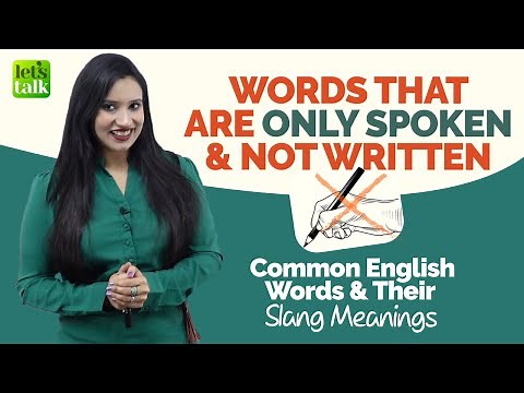 10 Common English Words & Their Slang Meanings | Commonly Used English Slang Words In Conversations
