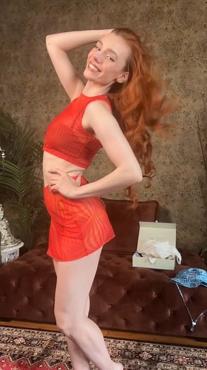 ClarusPolaris on Instagram: "Redheads 🤝 Orange #sheer #babesofinstagram #instareel #reelit"
