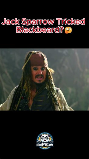 Jack Sparrow Tricked Blackbeard🤔#shorts #jacksparrow #piratesofthecaribbean