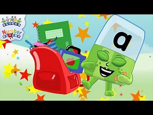 Back to School Supplies | Learn to Read and Count | ‪@Blocks-Universe‬
