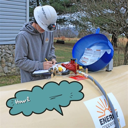 When your propane tank is only 20% full, it can be a little scary... especially during this extreme cold! There are ways to tell how long your propane will last. Here's a good trick. 👀 Look at your previous bill. 🔎 Find the total gallons of propane you used during the entire month. Hint: it's on the back of the bill. ➗Divide that number by 30. This gives you an idea of how much propane you use each day. Our propane tanks hold 500 gallons. Residential propane members typically use between 7-14 
