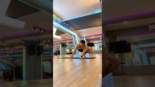 Tutorial side crow pose untuk pemula