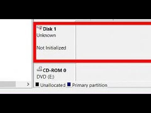 Fix Disk Unknown Not Initialized 100% works without any data lost [Failed Drive]