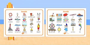 Seaside Word Mats