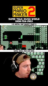 Pt 2: ♪TMW♪ Metal Cap Maze by Shearwater | Music: Barnstormr (FBQ-CNF-NNG) Super Mario Maker 2 | Nintendo Switch #SuperMarioMaker2 #supermario #mariobros #nintendoswitch | Super Pat World