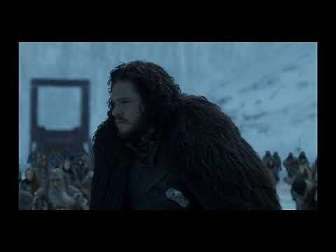 Game of Thrones Finale End Scene (Jon Snow, Sansa Queen in the North, Arya Stark)