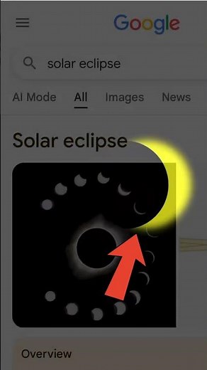 Wow! Try Searching “Solar Eclipse” on Google!