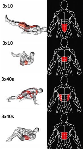 Lower Abs Destroyer 🔥 | 4 Moves for Deep Core Definition #shorts