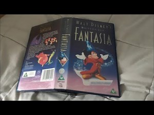 Opening and Closing To "Fantasia" (Walt Disney Home Video) VHS United Kingdom (1991) REUPLOADED