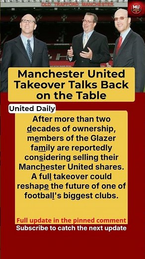 Glazer Family Reportedly Considering Manchester United Sale