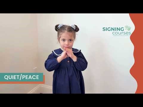 Learn the ASL Sign for QUIET | Deaf, like David | Signing Courses