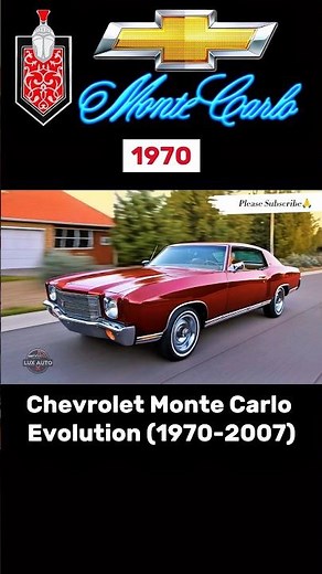 Chevrolet Monte Carlo Evolution (1970–2007) | All Generations #MonteCarloEvolution #ChevyMonteCarlo