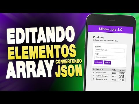 How to Edit Array Items and Display Them in HTML Using JSON - Pure Object-Oriented Javascript Course