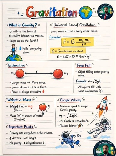 Gravitation and law of Gravitation #education #physics #gravitation #law #lawofgravitation #newton