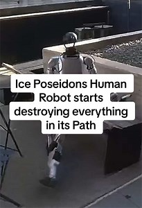 Ice Poseidons Human Robot starts destroying everything in its Path #destroyed #robot #iceposeidon