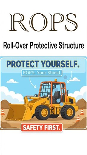 ROPS (Roll-Over Protective Structure) #cabindesign #crane #backhoe ​‪@JCBmachines‬ ‪@etdc‬