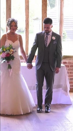 Bride & Groom Walk Down The Aisle