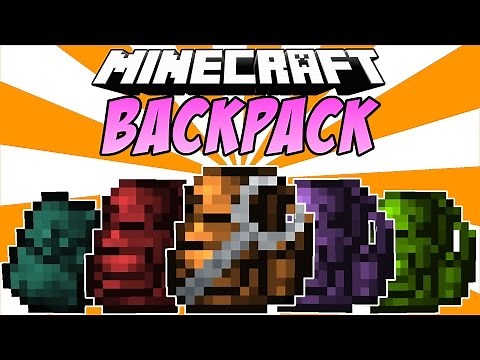 BACKPACK: Mod De Mochilas Minecraft 1.10.2/1.9.4/1.8.9/1.7.10