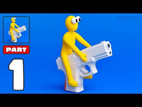 Ragdoll Shooter: Physics Fun Gameplay Walkthrough Part 1 - Tutorial Shooting Ragdoll (Android,iOS)