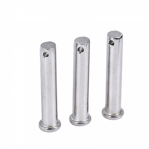 [Hot Item] DIN1444 Stainless Steel Flat Head Clevis Pins Grooved Clevis Pins with Head
