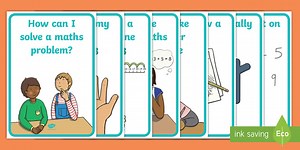 Solving Maths Problems Strategy Posters