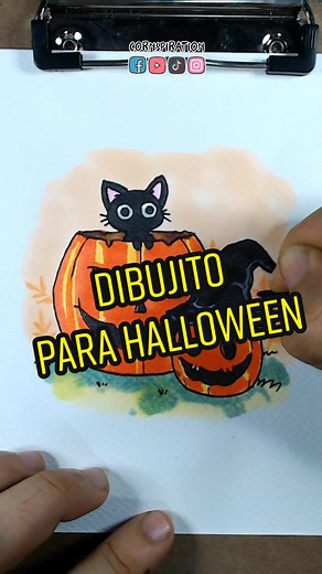 Dibujo fácil de Halloween paso a paso