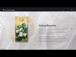 Fading Blossoms | Love Letter Collection | Floral Journey | Where Winds Meet
